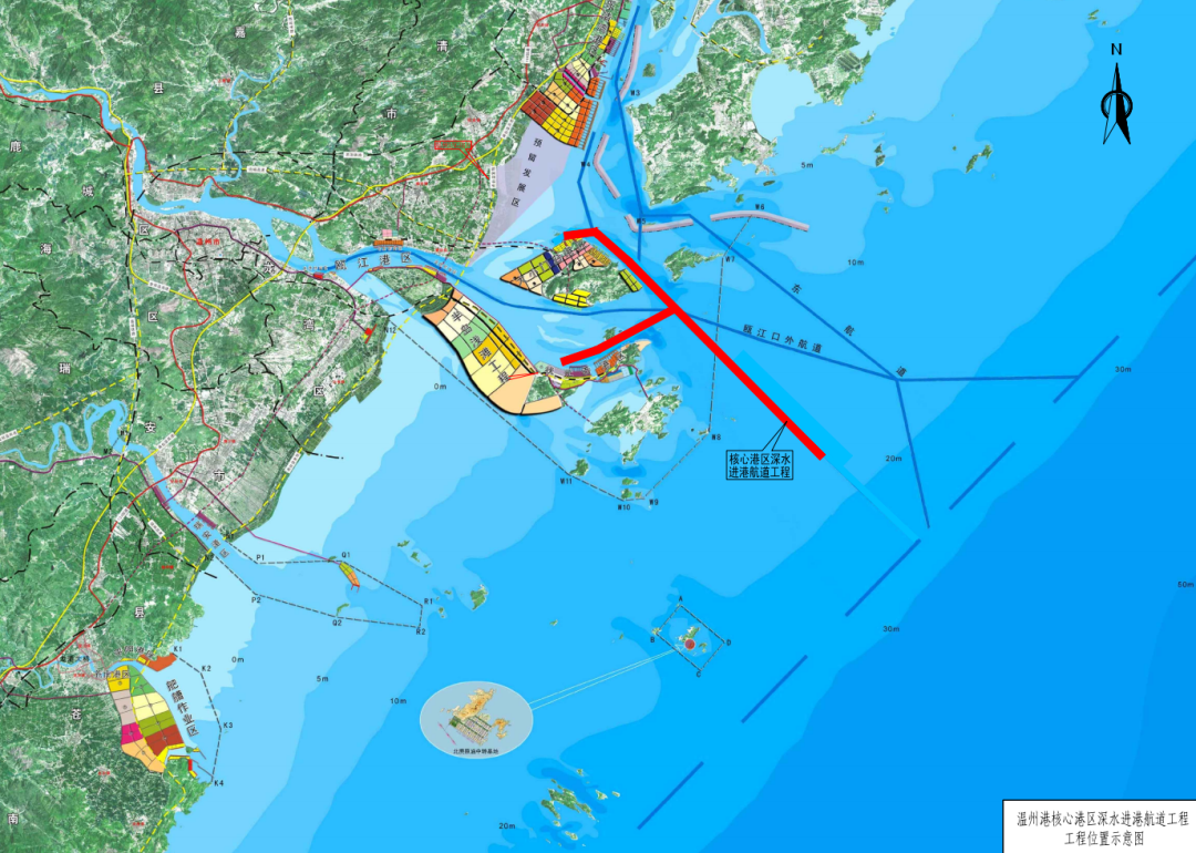 溫州港核心港區深水進港航道主體工程開工 預計明年5月投用