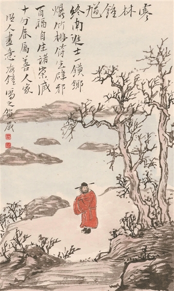 林海鐘作品展開幕 他的畫中有野趣自然的西湖
