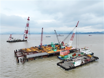 青龍門特大橋 建設穩步推進