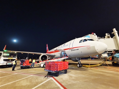 舟達“菜籃子空運走廊”來去很便利