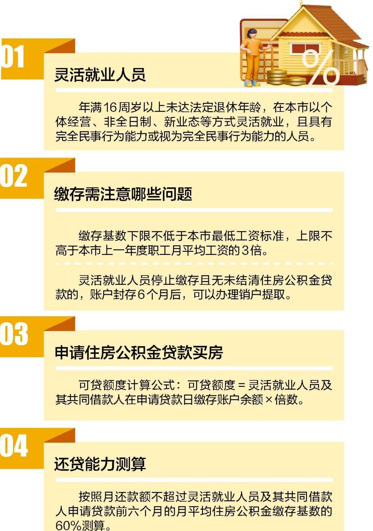 從5月1日起 靈活就業人員可繳存住房公積金