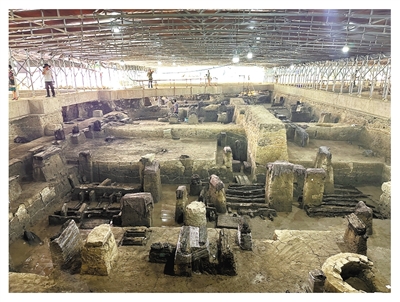 這匹公馬，來自戰國 紹興稽中遺址考古首次發現2500年前的越國高等級建筑