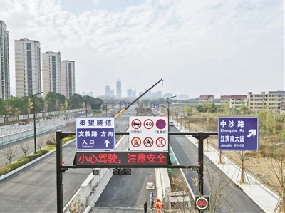 富春江流域首條過江隧道春節前通車